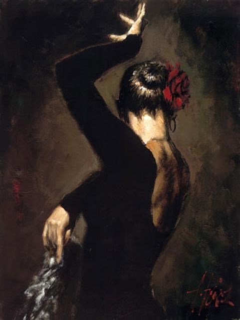 Flamenco Dancer Canvas Paintings page 5